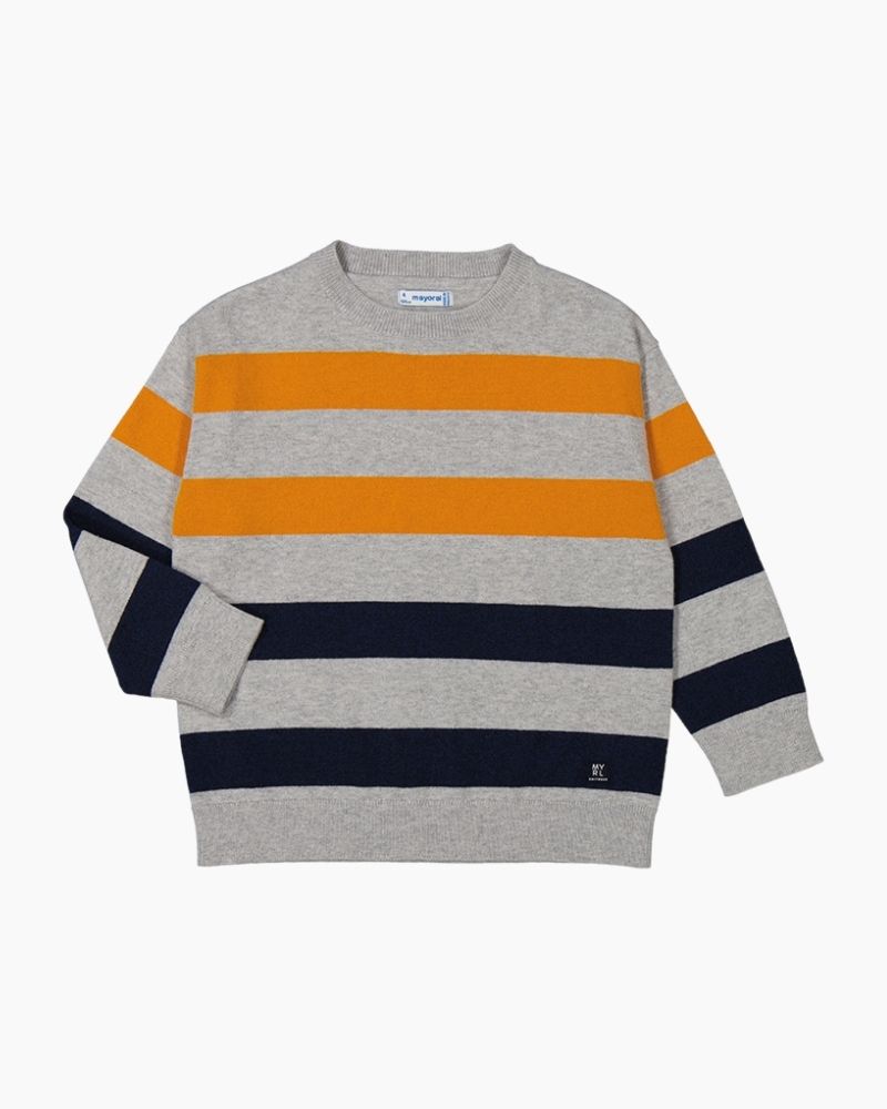 LS THICK STRIPE SWEATER