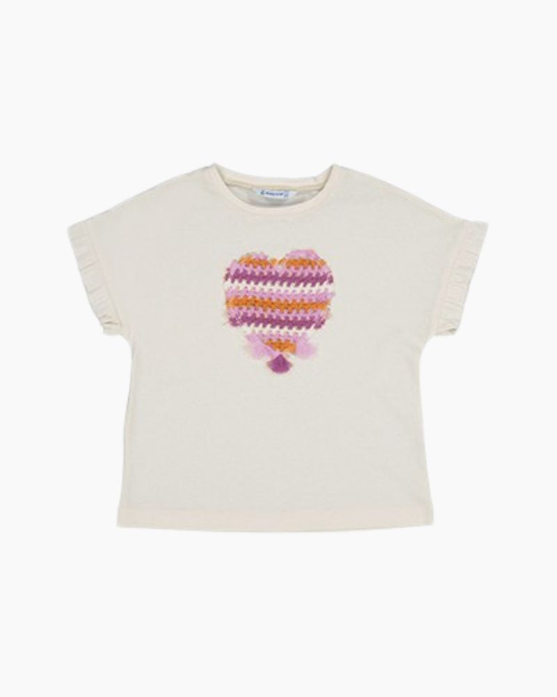 CS MACRAME HEART TEE