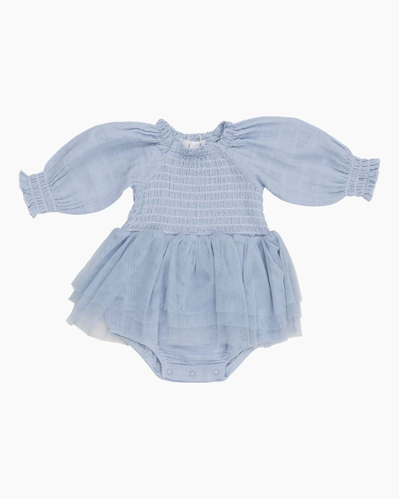 LS SMOCKED TUTU BUBBLE