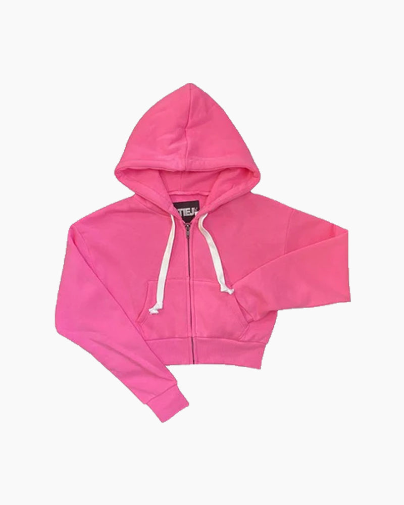 Dylan Crop Zip Hoodie