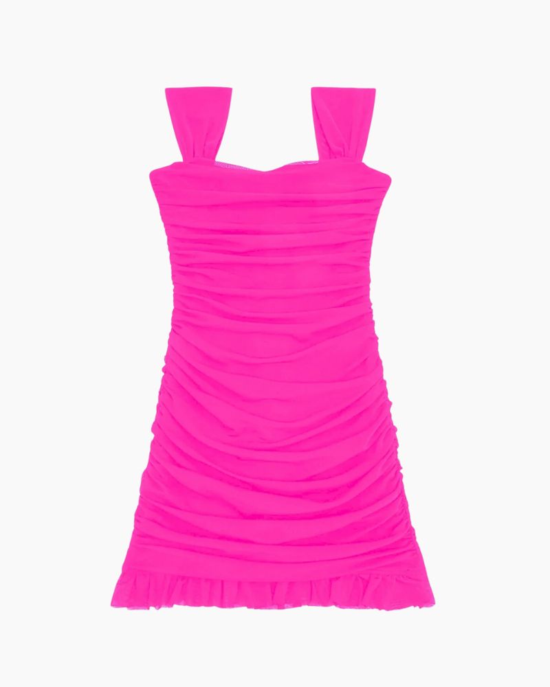 JOEY MESH BODYCON DRESS, HOT PINK Wee Chic Boutique JOEY MESH BODYCON DRESS, HOT PINK Wee Chic Boutique
