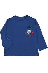 SPACESHIP BEAR PCKT TEE