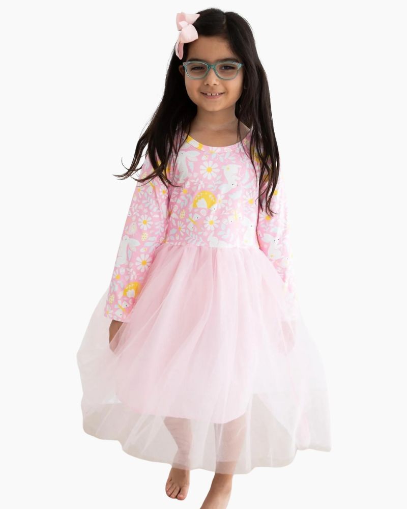 LS SPRING HAS SPRUNG TUTU DRESS