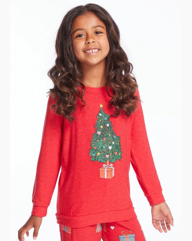 LS CHRISTMAS TREE SWEATSHIRT