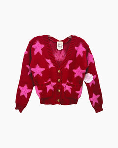 LS SCTR STARS CARDIGAN