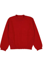 Load image into Gallery viewer, SCALLOP EDGE SWEATER
