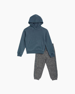 LS KANGAROO POCKET HOODY & PANT SET