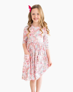 LS DREAM BIG PCKT TWIRL DRESS