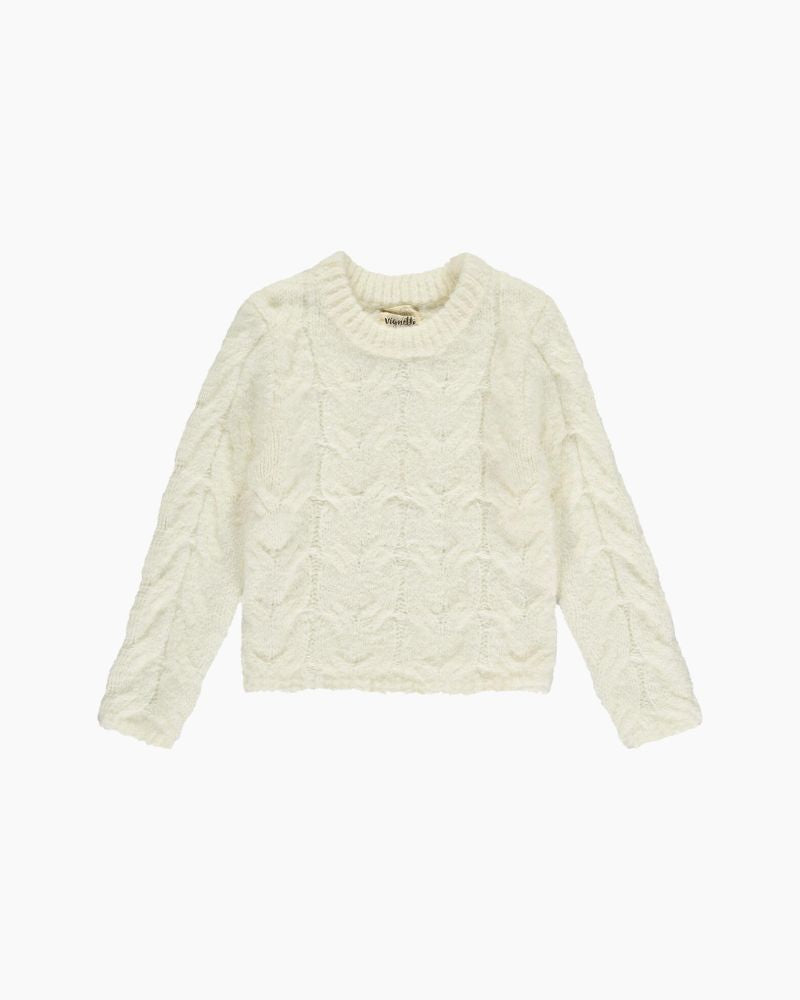 LS BRAIDED GRACIE SWEATER