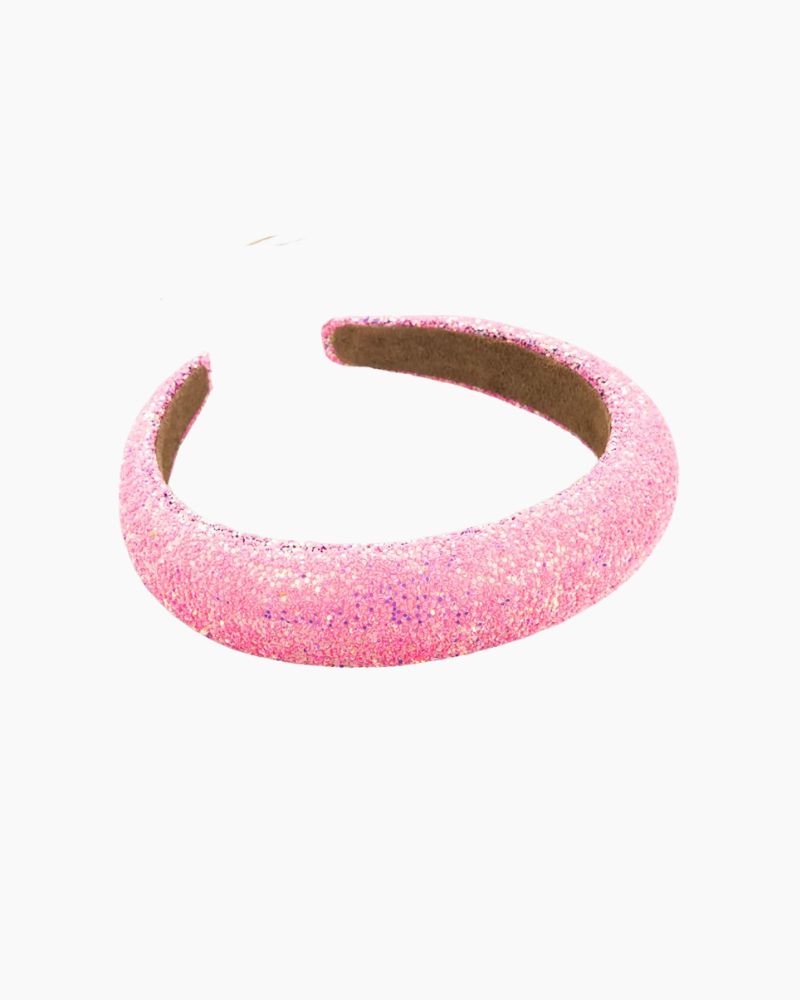 THICK GLITTER HEADBAND - PINK