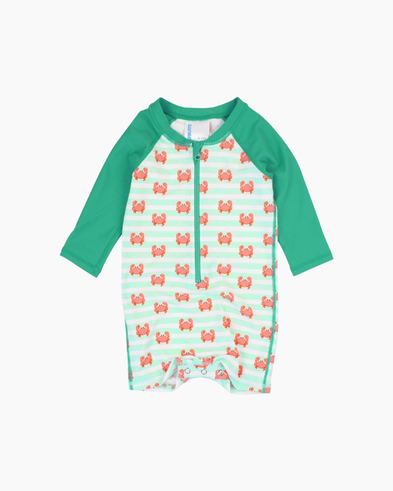 1PC LS CRABBY COVE SUNSUIT