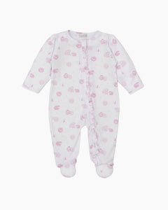 LS BABY SHEEP ZIP FOOTIE