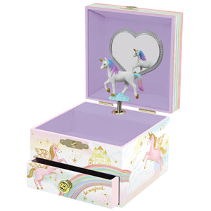 SMALL UNICORN MUSICAL JEWELRY BOX