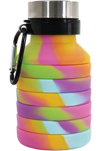 Load image into Gallery viewer, TIE DYE COLLAPSIBLE WATER BOTTLE
