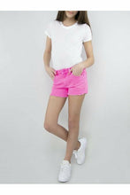 Load image into Gallery viewer, NEON FRAY HEM DNM SHORT
