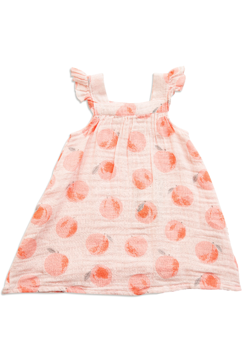 Peaches Muslin Dress