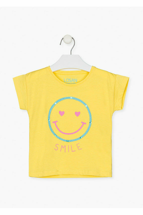 SS SMILEY FACE TEE