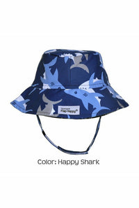 HAPPY SHARK BUCKET HAT UPF 50+