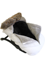 Load image into Gallery viewer, FXFUR CAR SEAT COCOON - WHITE
