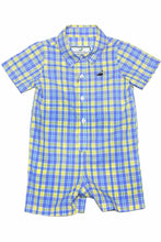 Load image into Gallery viewer, SS SKIPPER PLAID SHORTALL

