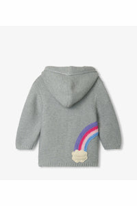 Rainbow Applique Shimmer Sweater