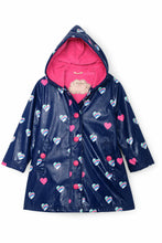 Load image into Gallery viewer, HEARTS COLOR CHANGE RAIN JACKET
