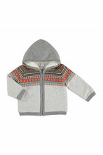 Load image into Gallery viewer, LS FAIRISLE FOX LINED ZIP SWTR
