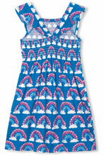 Load image into Gallery viewer, RAINBOWS SMOCKED DRESS
