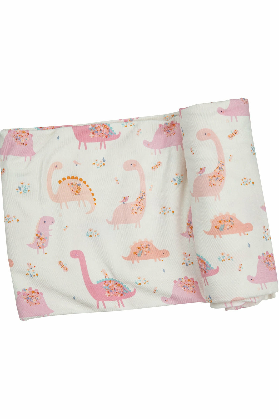 FLORAL DINOS SWADDLE