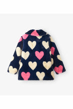 Load image into Gallery viewer, LS FAUX FUR HEARTS JACKET
