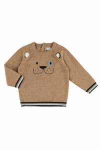 LS PUPPY FACE SWEATER