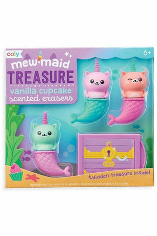 MEWMAID TREASURE SCENTED ERASERS