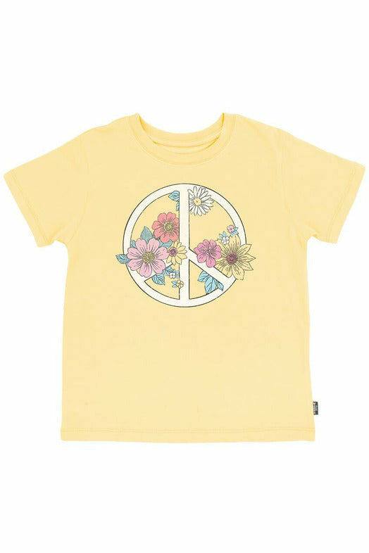 SS FLORAL PEACE TEE
