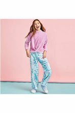 Load image into Gallery viewer, STRIPED HEARTS FLEECE PANT
