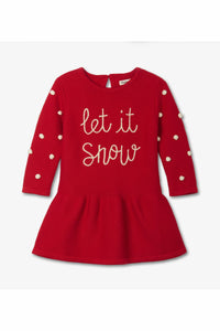 LS LET IT SNOW SWTR DRESS