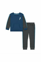 Load image into Gallery viewer, LS BOLT PATCH SWTSHRT/JOGGER SET
