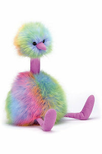 RAINBOW POM BIRD 21"