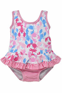 ONE PIECE RUFFLE LOBSTER SUIT