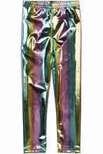 Load image into Gallery viewer, METALLIC RAINBOW OMBRE LEGGING
