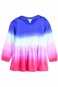 Multi Dip Dye Dress