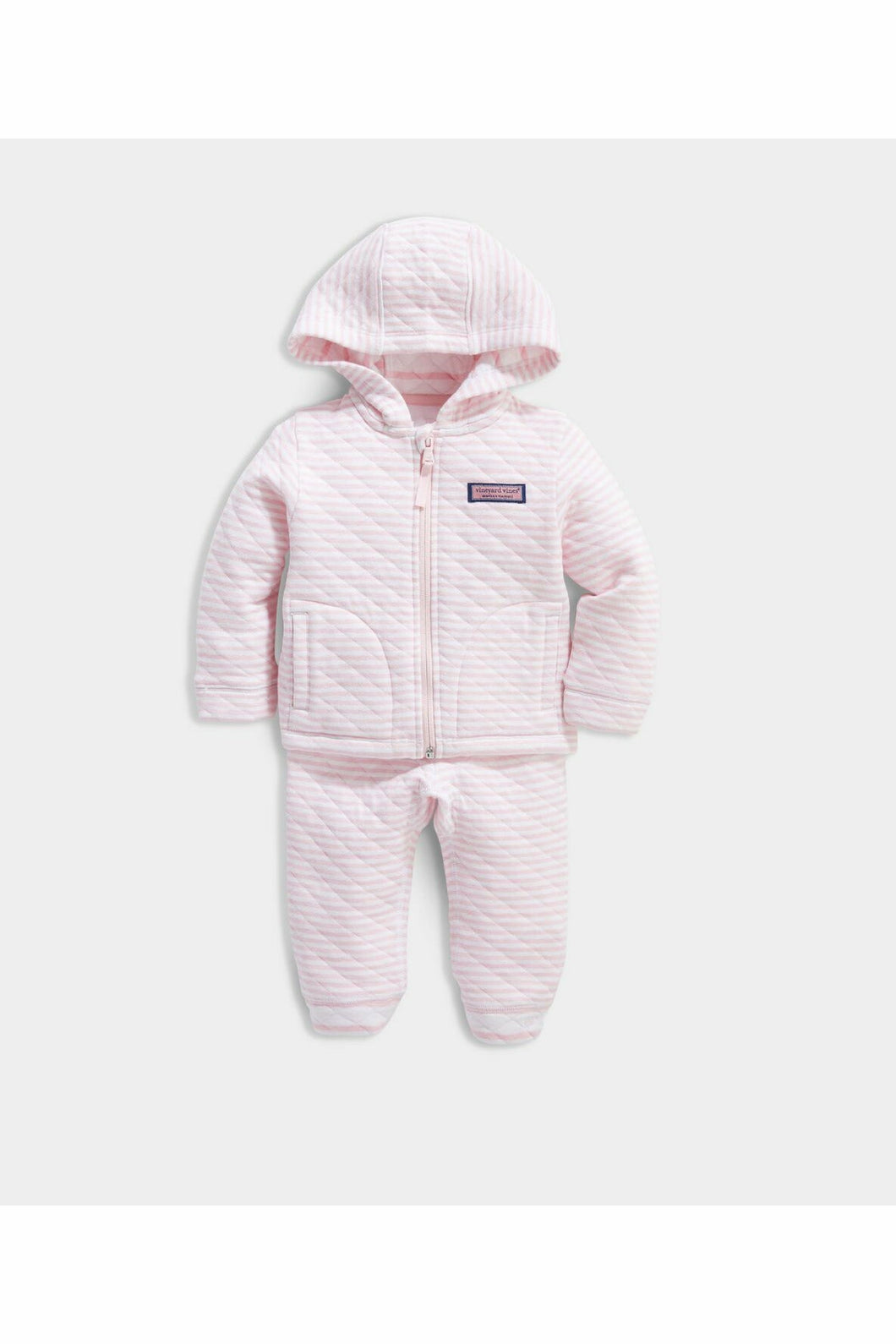 QUILTED ZIP HOODIE & PANT SET (ADDITIONAL COLORS)