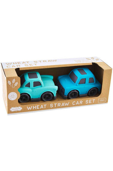 WHEAT STRAW CAR SET - ASST
