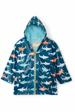 Load image into Gallery viewer, SHARKS COLOR CHANGE RAIN JACKET
