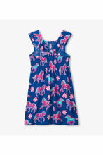 Load image into Gallery viewer, CS ELECTRIC HORSES SMOCKED DRESS
