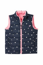 Load image into Gallery viewer, METALLIC HEARTS REVERSIBLE VEST
