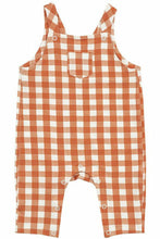 Load image into Gallery viewer, LS GINGHAM POCKET COVERALL
