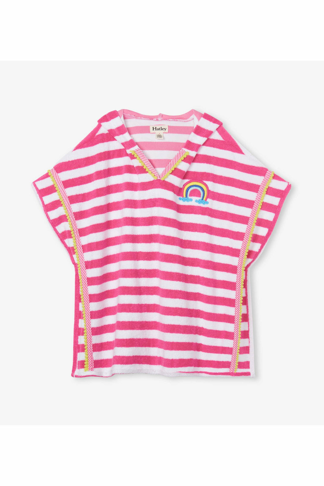 CAP SLEEVE TODDLER RAINBOW DETAIL COVER-UP