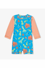 Load image into Gallery viewer, LONG SLEEVE OCTOPUS SUNSUIT
