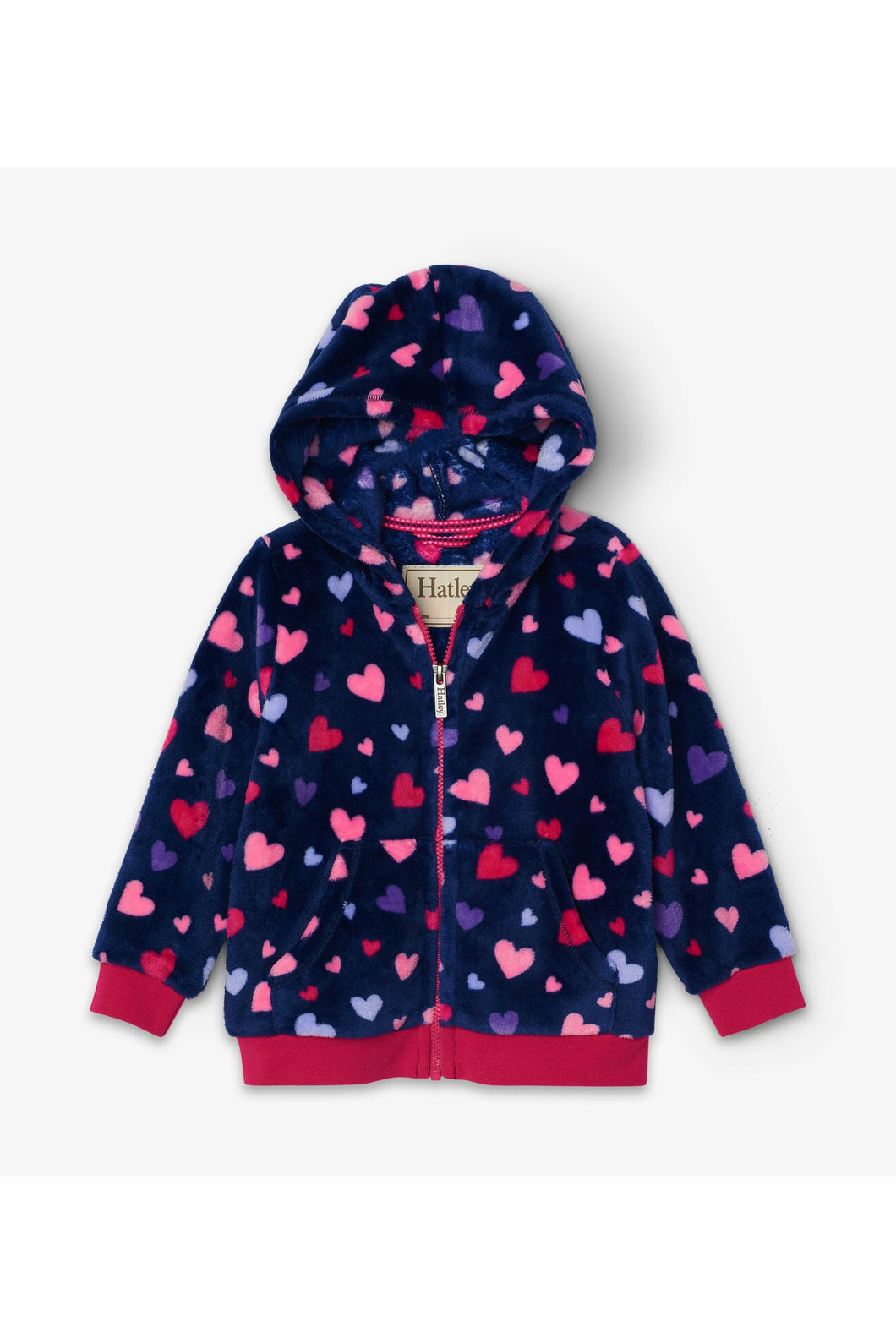 Confetti Hearts Fleece Jacket