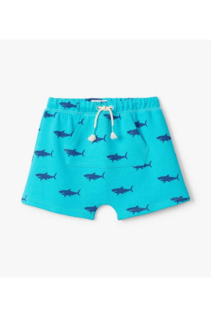 Beachy Sharks Pull-On Short
